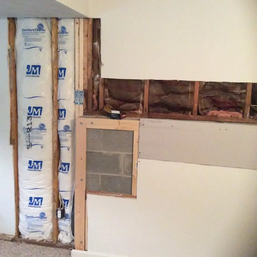 Wall insulation replacement during Odor Removal & Deodorization in Brighton